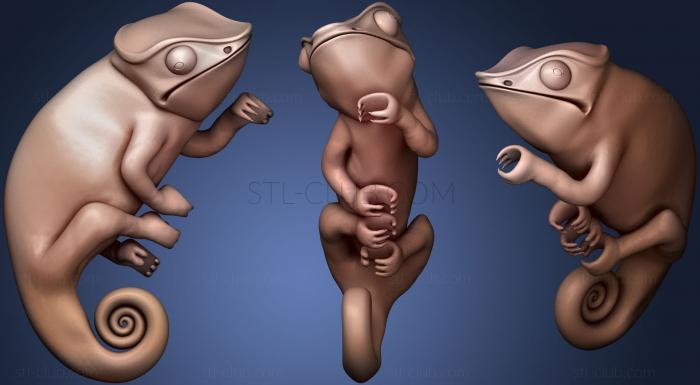 3D model Chameleon stronger (STL)